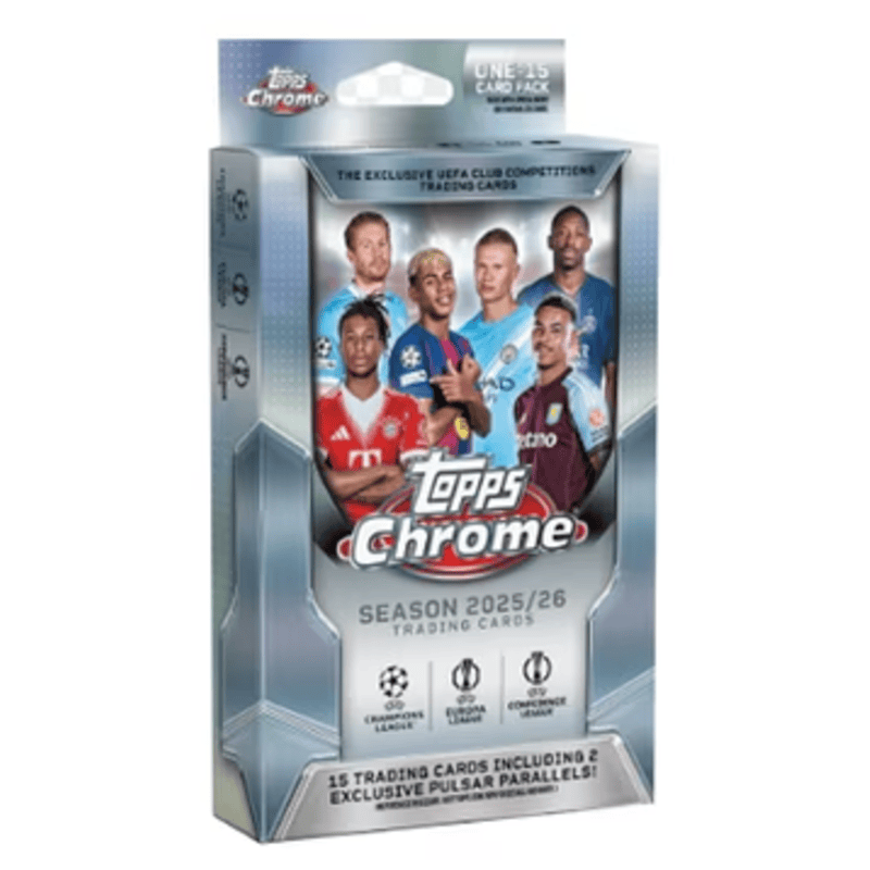 Topps Chrome® UEFA Club Competitions 2025-26 - Hanger Box