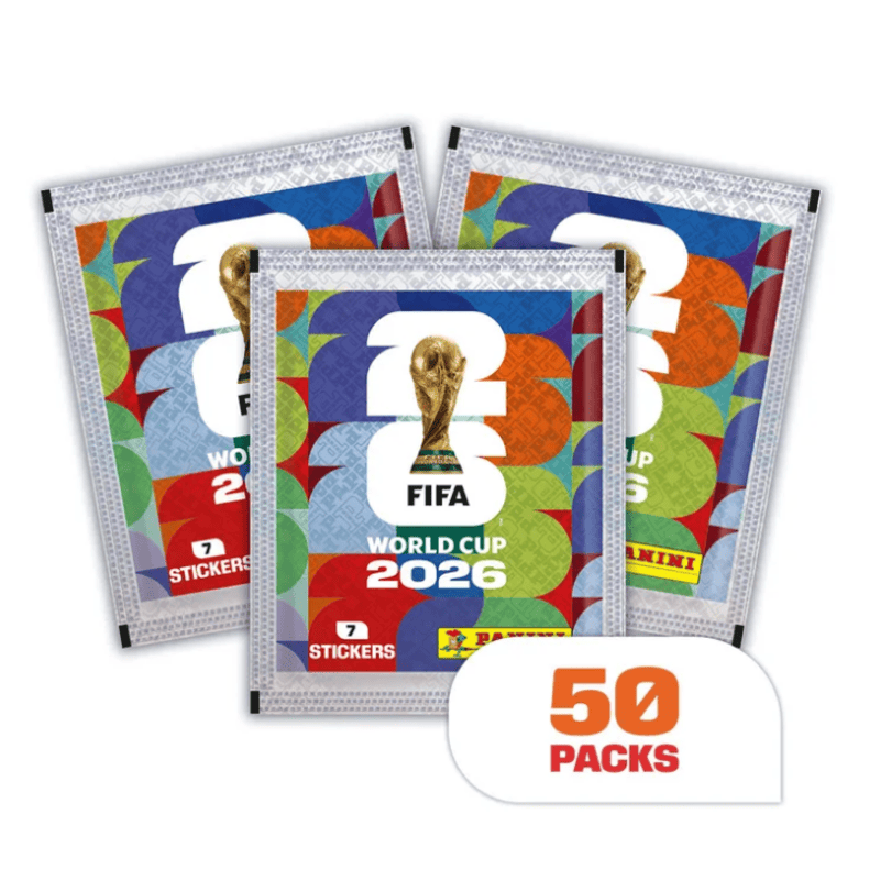 FIFA World Cup 2026™ Offizielle Stickerkollektion Display Box 50 Tüten (350 Sticker)
