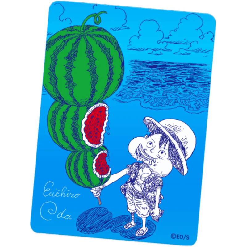 One Piece Shueisha Natsucomi 2026 Metallic Promokarte - Watermelon Luffy (PRE ORDER)