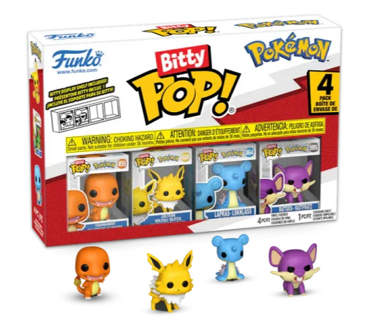 Pokémon - Bitty POP!: Glumanda - 4 Pack Series 2