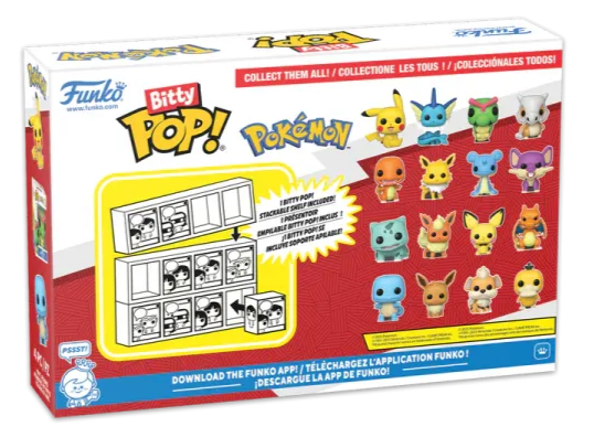 Pokémon - Bitty POP!: Schiggy – 4 Pack Series 4