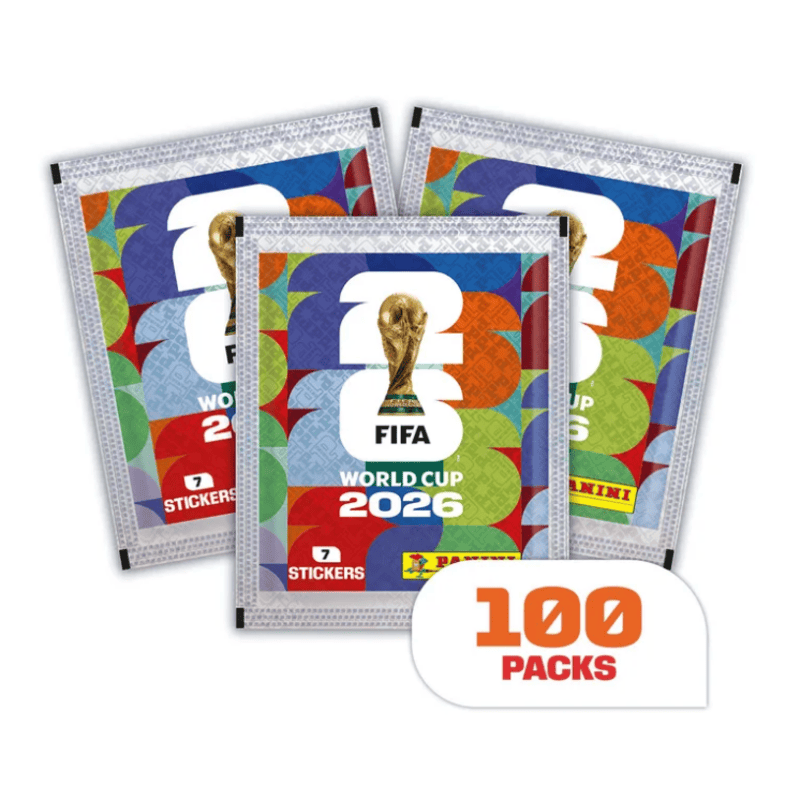 FIFA World Cup 2026™ Offizielle Stickerkollektion Display Box 100 Tüten (700 Sticker)