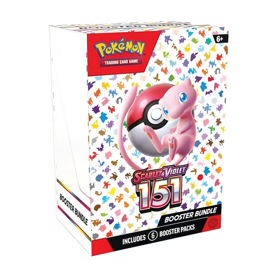 Pokémon Scarlet & Violet 151 - Booster Bundle (6 Booster Packs) - Englisch
