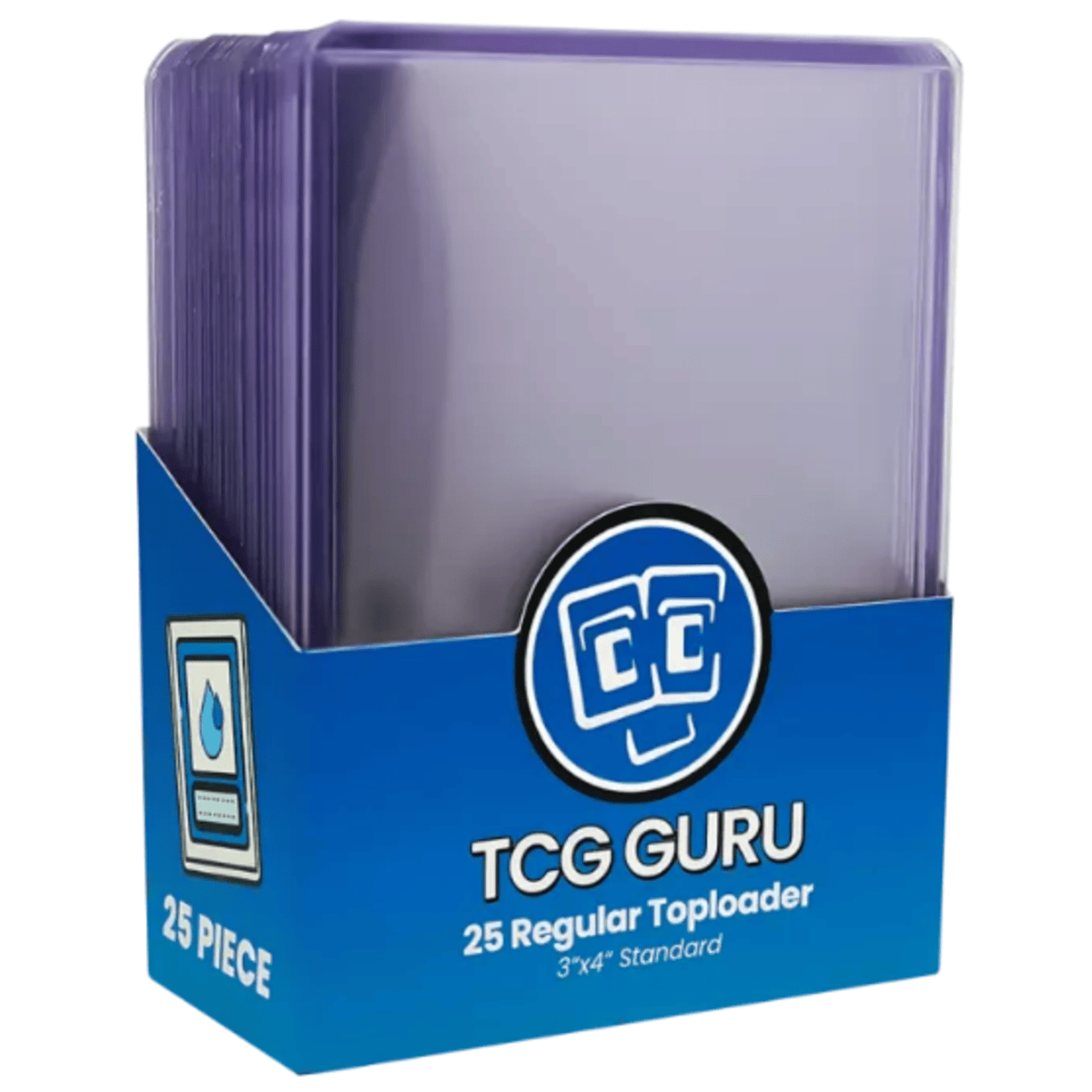 TCG Guru - Regular Toploader 3"x4" - (25 Stk.)
