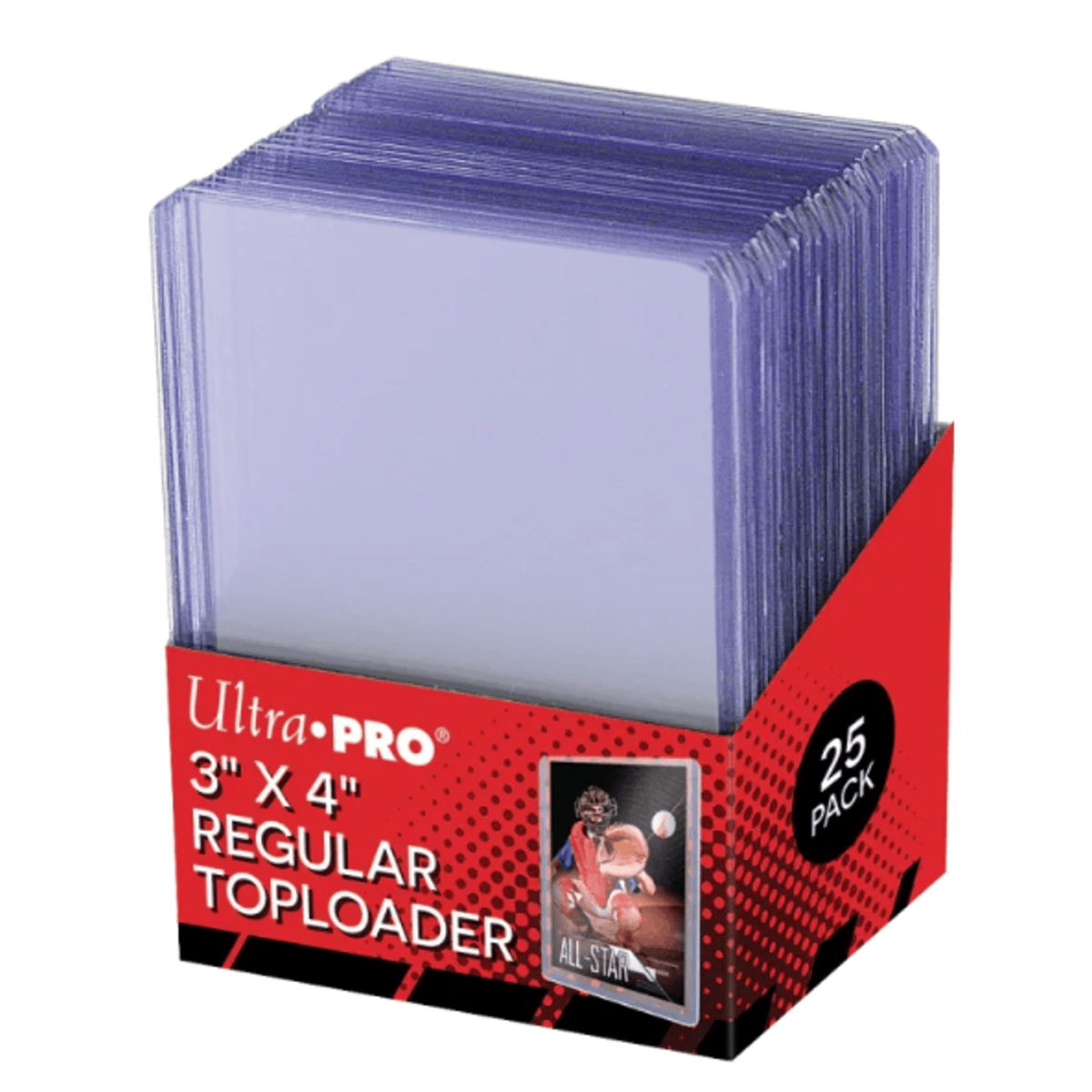 Ultra Pro - Regular Toploader 3"x4" - (25 Stk.)